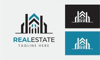 AI generated real estate logo icon symbol sample idea template vector