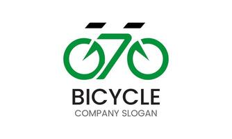 AI generated Bicycle logo vector icon template design