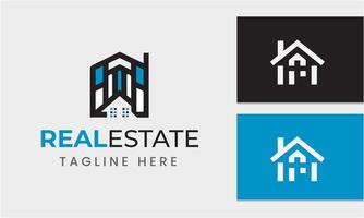 AI generated real estate logo icon symbol sample idea template vector