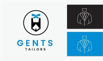 AI generated Mail garments vector icon logo design template
