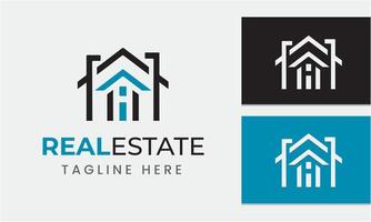 AI generated real estate logo icon symbol sample idea template vector