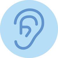 hearing device illustration design, art and creativity vector