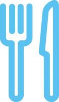 fork and knife icon vector