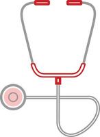 a stethoscope is shown on a white background vector