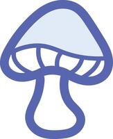 a mushroom icon on a white background vector