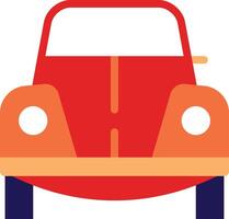 a red car with a white background vector