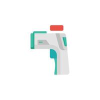 a gun icon on a white background vector