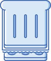 toaster icon vector illustration