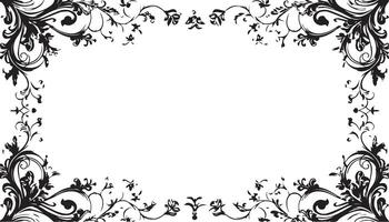 Decorative frames and borders backgrounds vintage design on white background vector