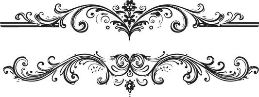 Decorative frames and borders backgrounds vintage design on white background vector