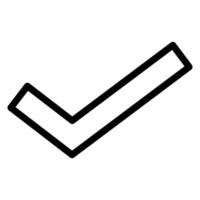 verify line icon vector