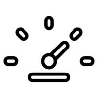 key performance indicator line icon vector