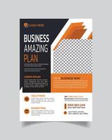 Outstanding Corporate Business Flyer or Luxury Business Leaflet Modern Business Poster vector