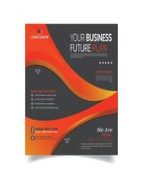 Modern Creative Business Flyer or Amazing Business Leaflet Wonderful Business Flyer vector