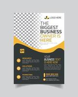 Luxurious Creative Company Business Flyer and Modern Corporate Business Leaflet Design vector