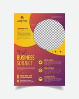 Premium Business Flyer or Luxury Business Leaflet Elegance Poster Design A4 vector