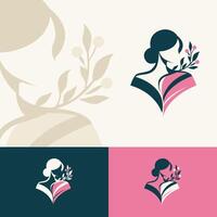 fashion logo or beauty vector logo