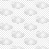 Pattern clouds and sun. Flat design style. For the design of your website, logo, application. Vector illustration