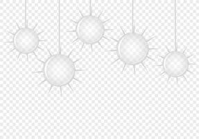 Suns with silver  ribbon. Flat design style. For the design of your website, logo, application. Vector illustration