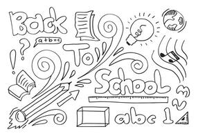 Vector illustration of back to school. Good for wrapping paper and website wallpapers.