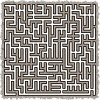 Pattern Maze Vector illustration Background