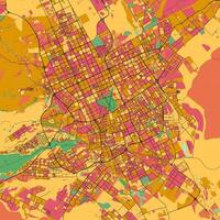 detallado vector mapa Arte de Riad, saudi arabia