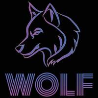 Wolf icon and Sign shirt Graphics Vector Illustration