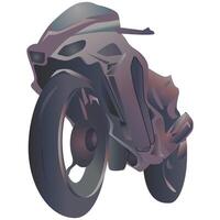 futurista motocicleta vector ilustración