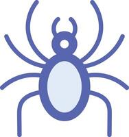 un araña icono en un blanco antecedentes vector