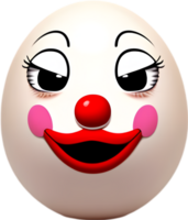 AI generated Cute Cartoon Kawaii egg icon png