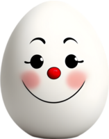 AI generated Cute Cartoon Kawaii egg icon png