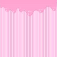 Strawberry sauce on pink striped background vector