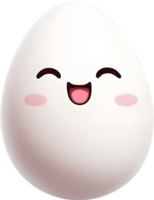 AI generated Cute Cartoon Kawaii egg icon png