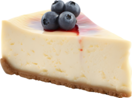 ai genererad cheesecake, närbild av läckert utseende cheesecake. png