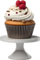 ai generiert Cupcakes, Nahansicht von sieht köstlich aus Cupcakes. png