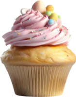 ai generiert Cupcakes, Nahansicht von sieht köstlich aus Cupcakes. png