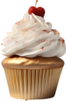 ai gegenereerd cupcakes, detailopname van heerlijk uitziend cupcakes. png