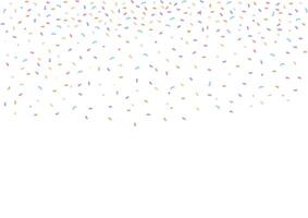 Multicolor sugar sprinkles for bakery background vector