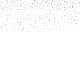 Multicolor sugar sprinkles for bakery background vector