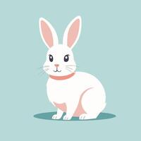 Rabbit cartoon illustration clip art vector design