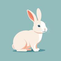 Rabbit cartoon illustration clip art vector design