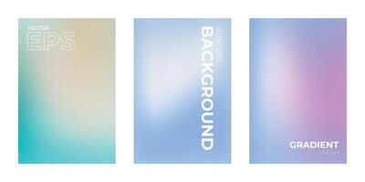 Blue Pastel Gradient Blur Background Vector Illustration