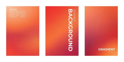 Orange and Red Colors Gradient Background Design Element vector