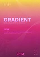 Template Vector Gradient Text