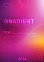 Template Vector Gradient Text