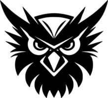 Owl - Minimalist and Flat Logo - Vector illustration