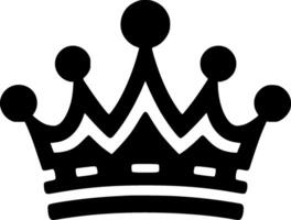 Crown, Minimalist and Simple Silhouette - Vector illustration