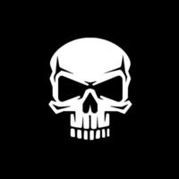 Skull, Minimalist and Simple Silhouette - Vector illustration