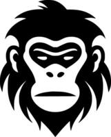 mono - negro y blanco aislado icono - vector ilustración