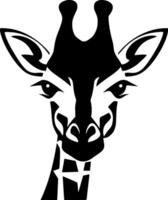 Giraffe - Minimalist and Flat Logo - Vector illustration